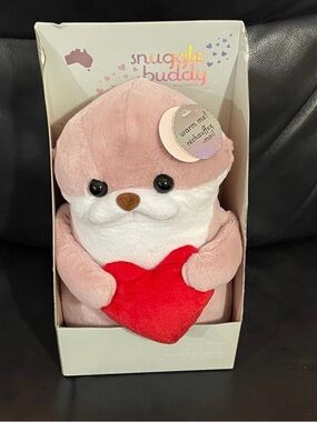 Snuggle Buddy Heat and Hug Otter - Heat and Hug Pink Otter Plush